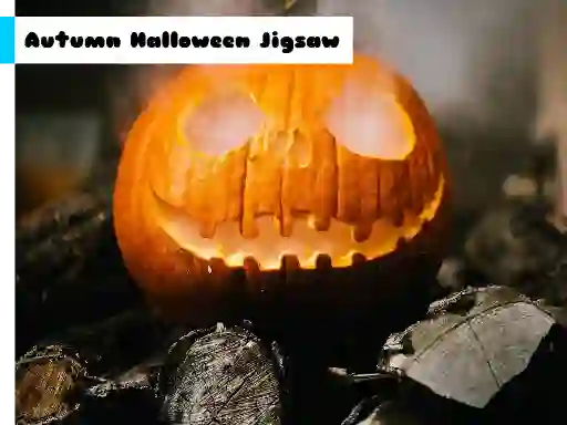 Spill Autumn Halloween Jigsaw online