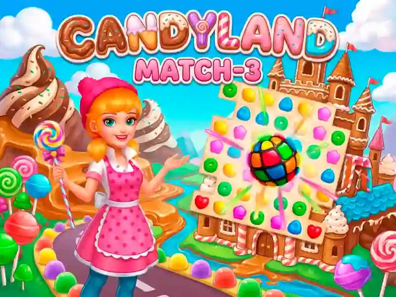 Spill Candyland: Match-3 online