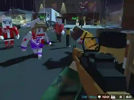 Spill GunGame 24 Pixel online