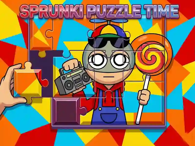 Spill Sprunki Puzzle Time online