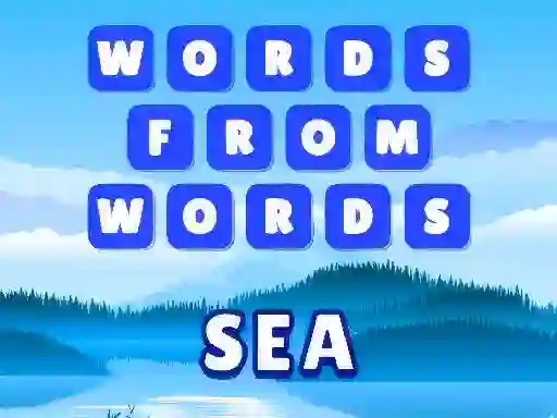 Spill Words from words: Sea online
