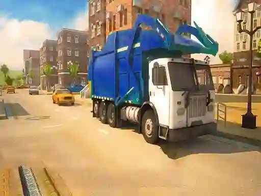 Spill Road Garbage Dump Truck Driver online