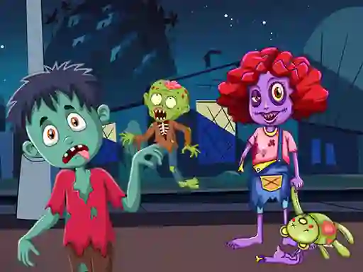 Spill Zombie Fun Jigsaw online