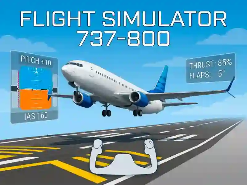 Spill Flight Simulator 737-800 online