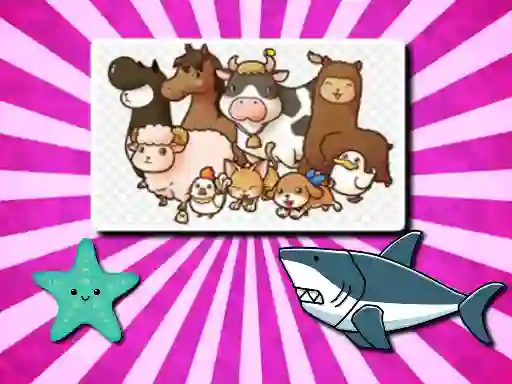 Spill Animal Puzzle online