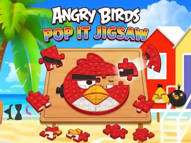 Spill Angry Birds Pop It Jigsaw online