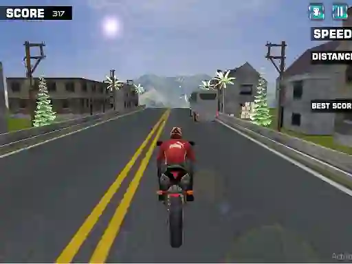Spill Highway Rider Motorcycle Racer online