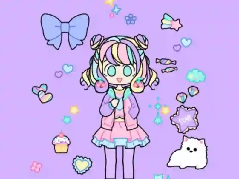 Spill Pastel Girl Dress Up online
