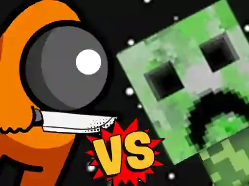 Spill Among vs Creeper Fight online