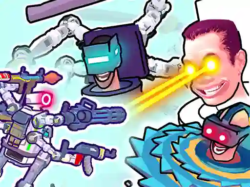 Spill Agent Walker vs Skibidi Toilets online