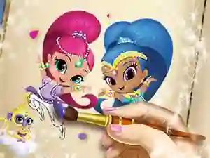 Spill Shimmer And Shine Coloring Book online