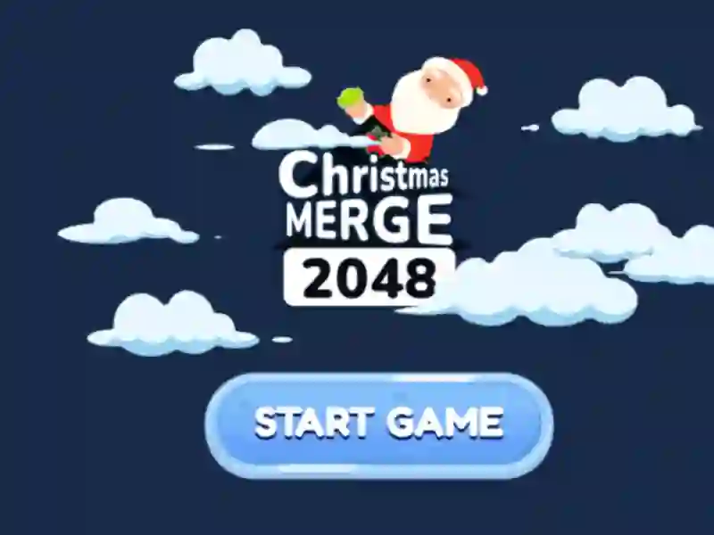 Spill Christmas Merge 2048 online