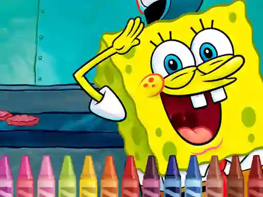 Spill Sponge Bob Coloring online