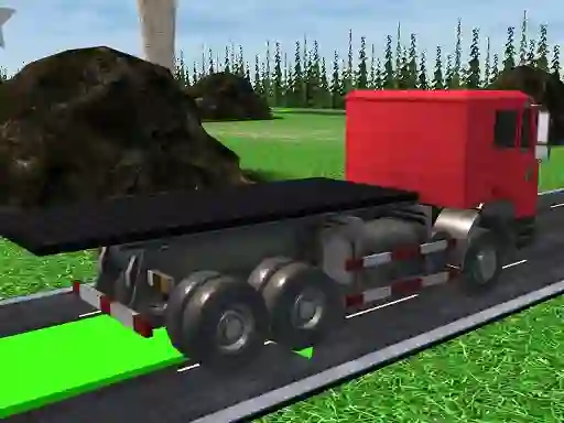 Spill Truck Driving Construction Transport online