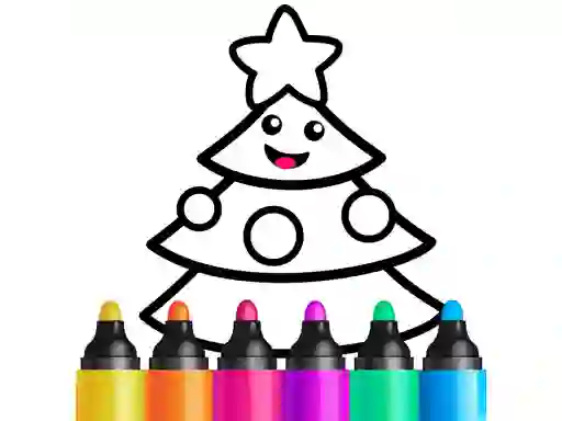 Spill Drawing Christmas For Kids online