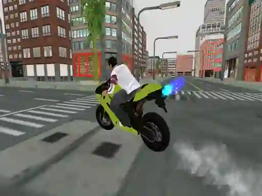 Spill Heavy Bikes City Parking Game 3D online