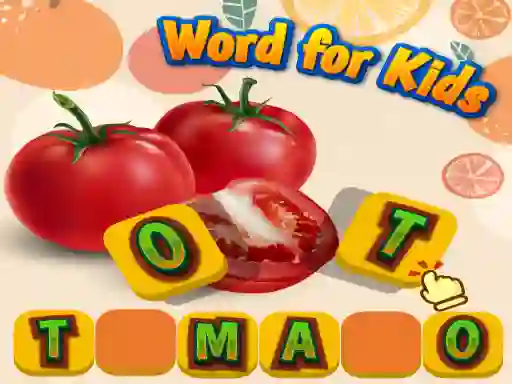 Spill Fruits and Vegetables Word for Kids online