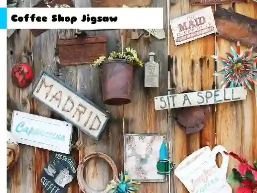 Spill Coffee Shop Jigsaw online