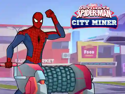 Spill Spiderman Gold Miner online