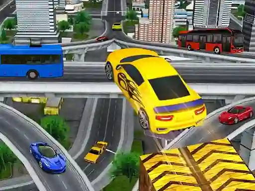 Spill Crazy Car Impossible Stunt Challenge Game online