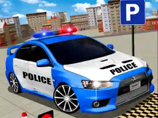 Spill Modern Police Car Parking 3D online