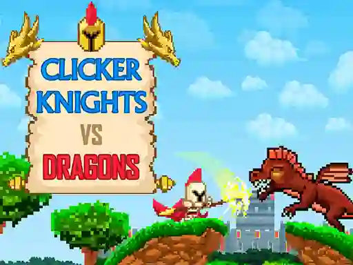 Spill Clicker Knights Vs dragons online