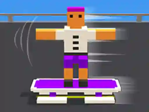 Spill Blocky Skater Rush online