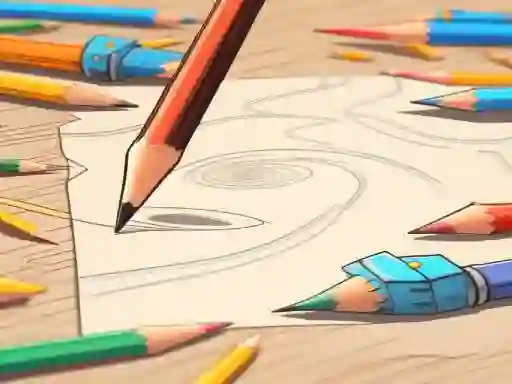 Spill Drawing Puzzle online