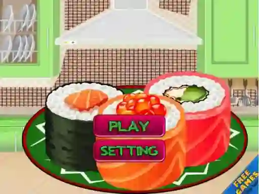 Spill Sushi Roll 3D Cool online