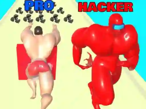 Spill Muscle Runner Rush Race 3D online