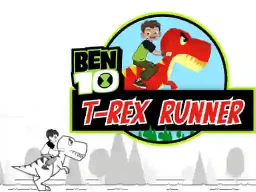 Spill Ben 10 T-Rex Runner online