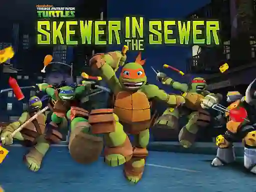 Spill Teenage Mutant Ninja Turtles: Skewer in the Sewer online