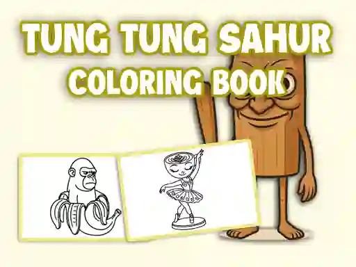 Spill Tung Tung Sahur Coloring Book online