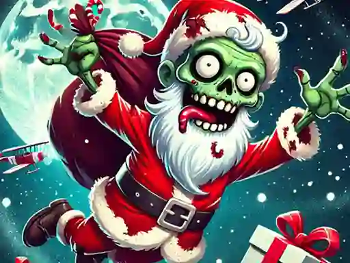 Spill Flappy Zombie Santa Christmas Game online