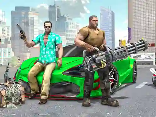 Spill Real Gangster City Crime Car Simulator Game online
