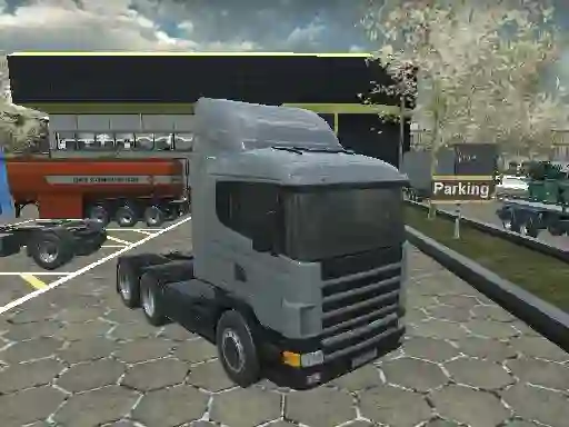 Spill American 18 Wheeler Truck Sim online