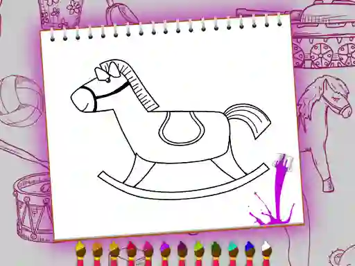 Spill Coloring Book: Toy Shop online