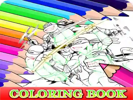 Spill Coloring Book for Ninja Turtle online