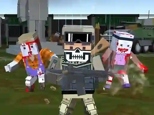 Spill Combat Pixel Arena 3D Zombie Survival online