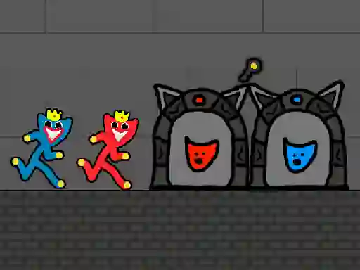 Spill Red and Blue Stickman Huggy 2 online