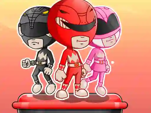 Spill Power Rangers adventure dash online