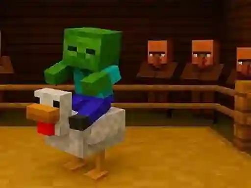 Spill Chicken Jockey hidden lava chicken online