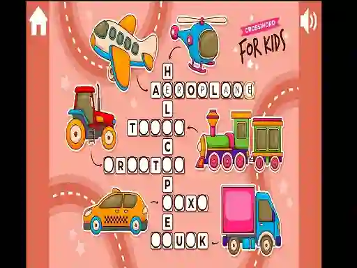 Spill Crossword for Kids online