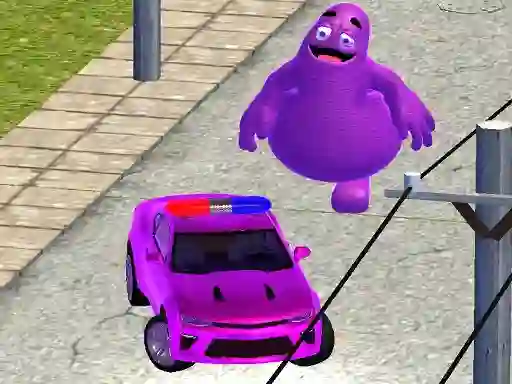 Spill Grimace vs Police SuperCar online