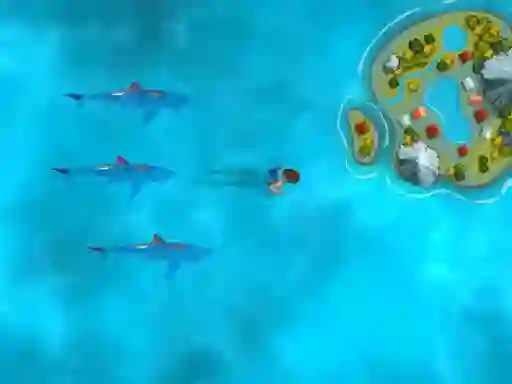 Spill Survive the Sharks online