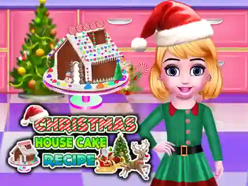Spill Christmas House Cake Recipe online