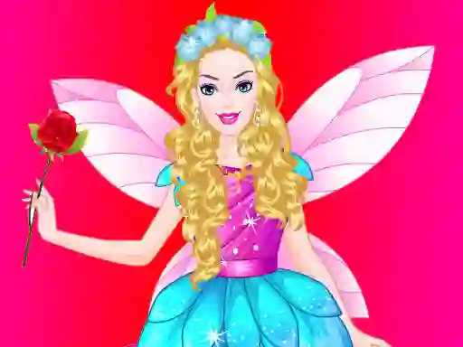 Spill Barbie Angel Dress up online