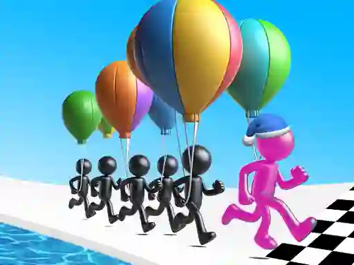Spill Ballon Race 3D online