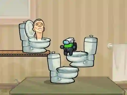 Spill Impostor Jump Skibidi Toilet online