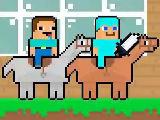 Spill Noob vs Pro HorseCraft online